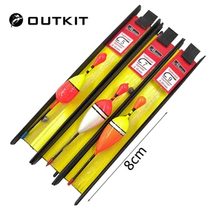 OUTKIT 3 шт.лот 8 см вертикальный буй набор поплавков для рыбалки деревянные поплавки Pesca рыболовные снасти Tiple аксессуары для костюма