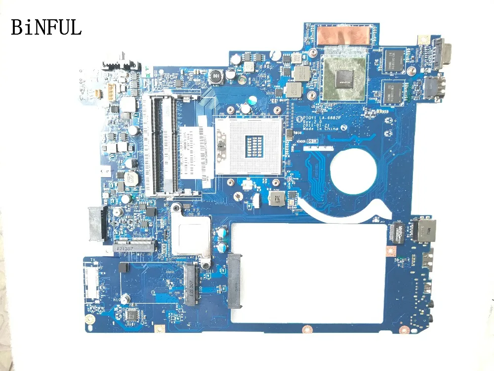 Материнская плата для ноутбука LENOVO Y570 2.0 (REV: 1 0) ГБ с процессором I5 и I3|Материнские