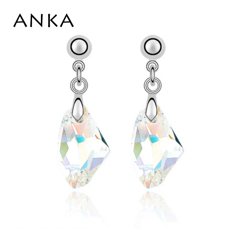 Анка высокого качества Мода Висячие серьги с украшением в виде кристаллов родием