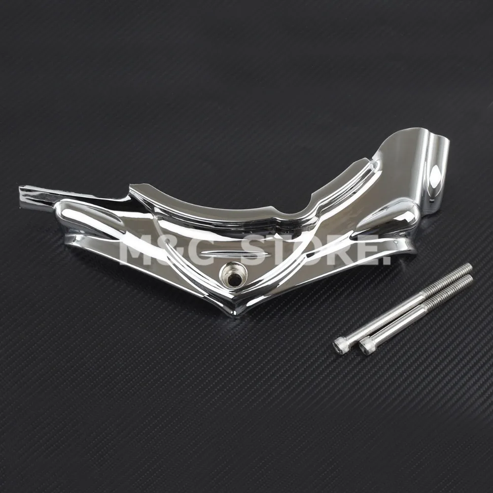 Хромированная основа для цилиндра мотоцикла боковые Чехлы чехол Harley Touring Electra Street