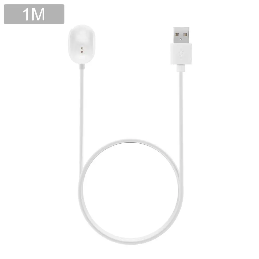 Новинка, 15 см/1 м, кабель для быстрой зарядки для Xiaomi mi, bluetooth-гарнитура mi ni AirDots, беспроводные наушники, зарядная линия - Цвет: White