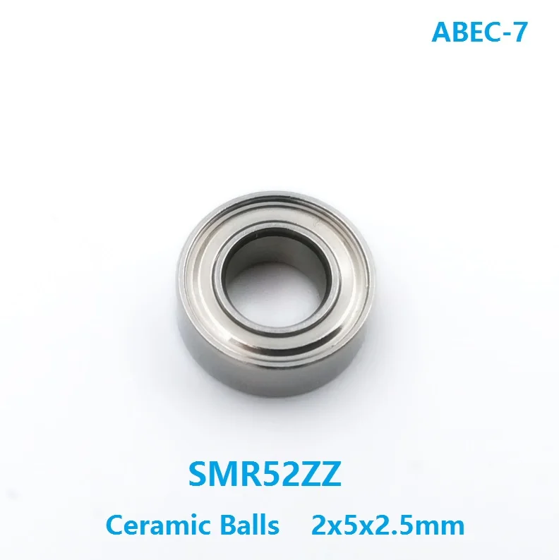 6 шт./10 шт. SMR52ZZ SMR52 ZZ 2x5x2 5 мм ABEC 7 из нержавеющей стали Гибридный Si3n4 керамический