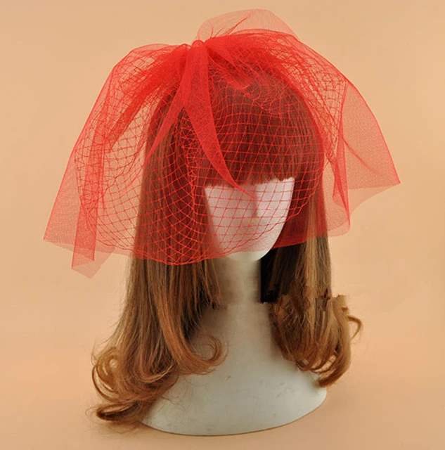 

White Black Tulle Cap Bird Cage Wedding Accessories Veil Bridal Birdcage Wedding Veils Short Bridal Accesories Hot Sale BC0001
