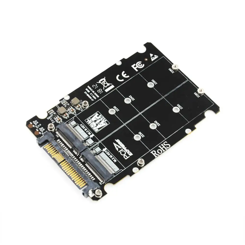NGFF M.2 SSD M ключ к U.2 адаптер 2 в 1 M2 NVMe SATA-Bus к PCI-e U.2 SFF-8639 адаптер PCIe M2 конвертер для настольных ПК