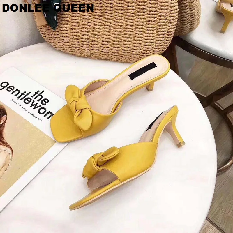 DONLEE QUEEN/2019 г. летние шлепанцы женские сабо современные дизайнерские флип флопы на