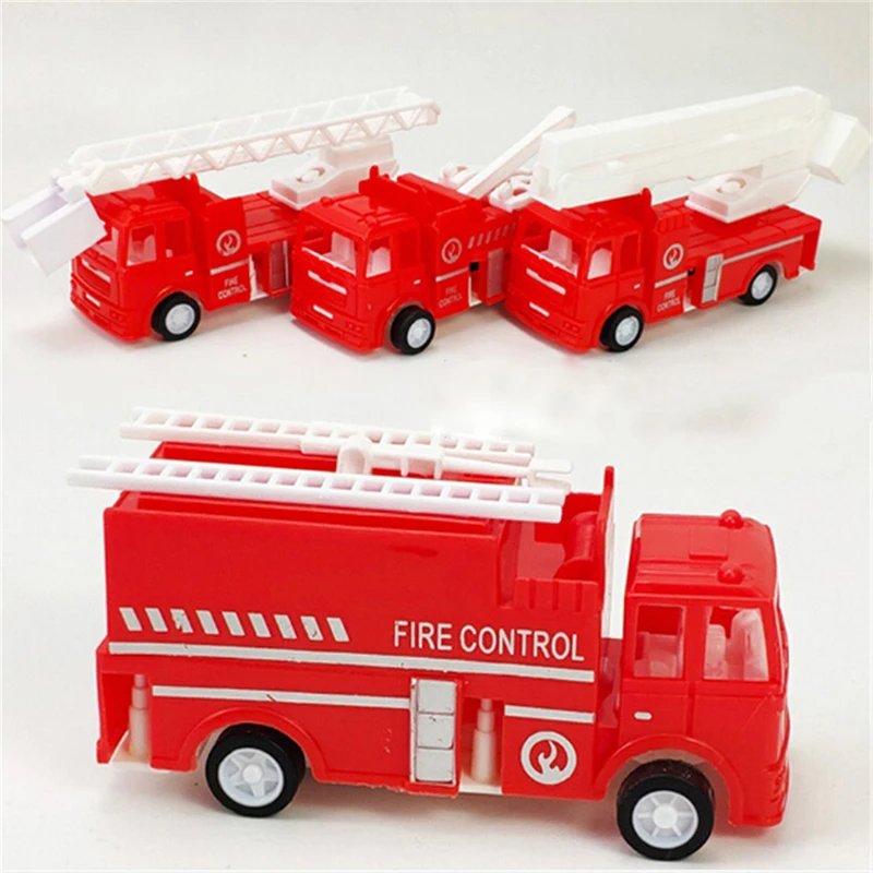 1PC Children Fire Engine Truck Diecast Model Rotatable CarFire Fighting Sprinkler Engines Toys | Игрушки и хобби