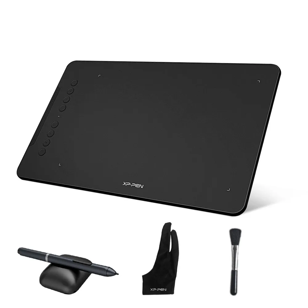 XP Pen, цифровой планшет для рисования, Deco 01, графический планшет, 8192 уровней, графическая доска для рисования, без аккумулятора, стилус, Прямая поставка