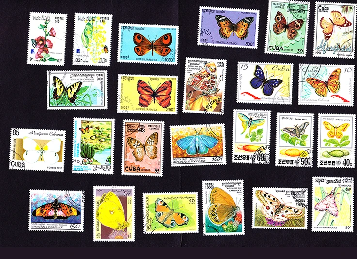 20 шт. тематические марки мир красота яркость отличается от многих стран нет