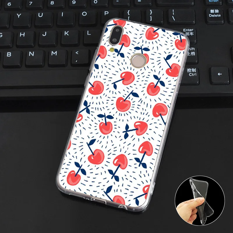 DREAMFOX M104 фрукты лимон вишня Мягкий ТПУ силиконовый чехол для huawei Honor 6A 6C 6X 7C 7X8 Lite Pro |