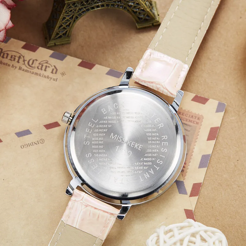 

2016 Miss Keke 3d Clay Cute Chinese Bamboo Watch Panda Watches Kongfu Lovely Ladies Women Quartz Leather Wristwatches 010