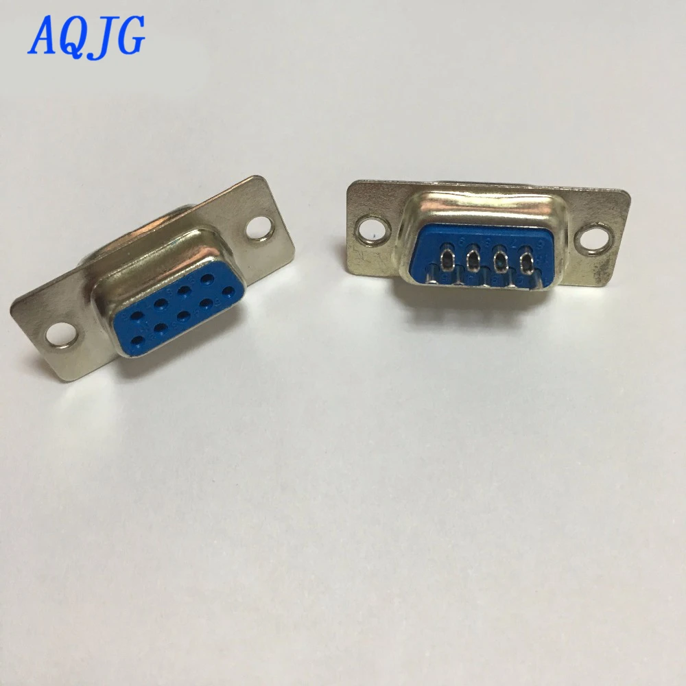 10pcs RS232 serial port connector DB9 female socket/Plug 9pin copper COM socket adapter Male socket/PlugAQJG | Обустройство дома