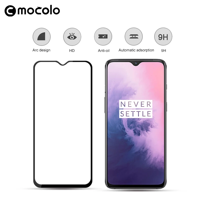 Защитное стекло Mocolo закаленное 3d oneplus7 7PRO с полным покрытием для oneplus 7 pro 6 6T 5T 3 3T 1 +