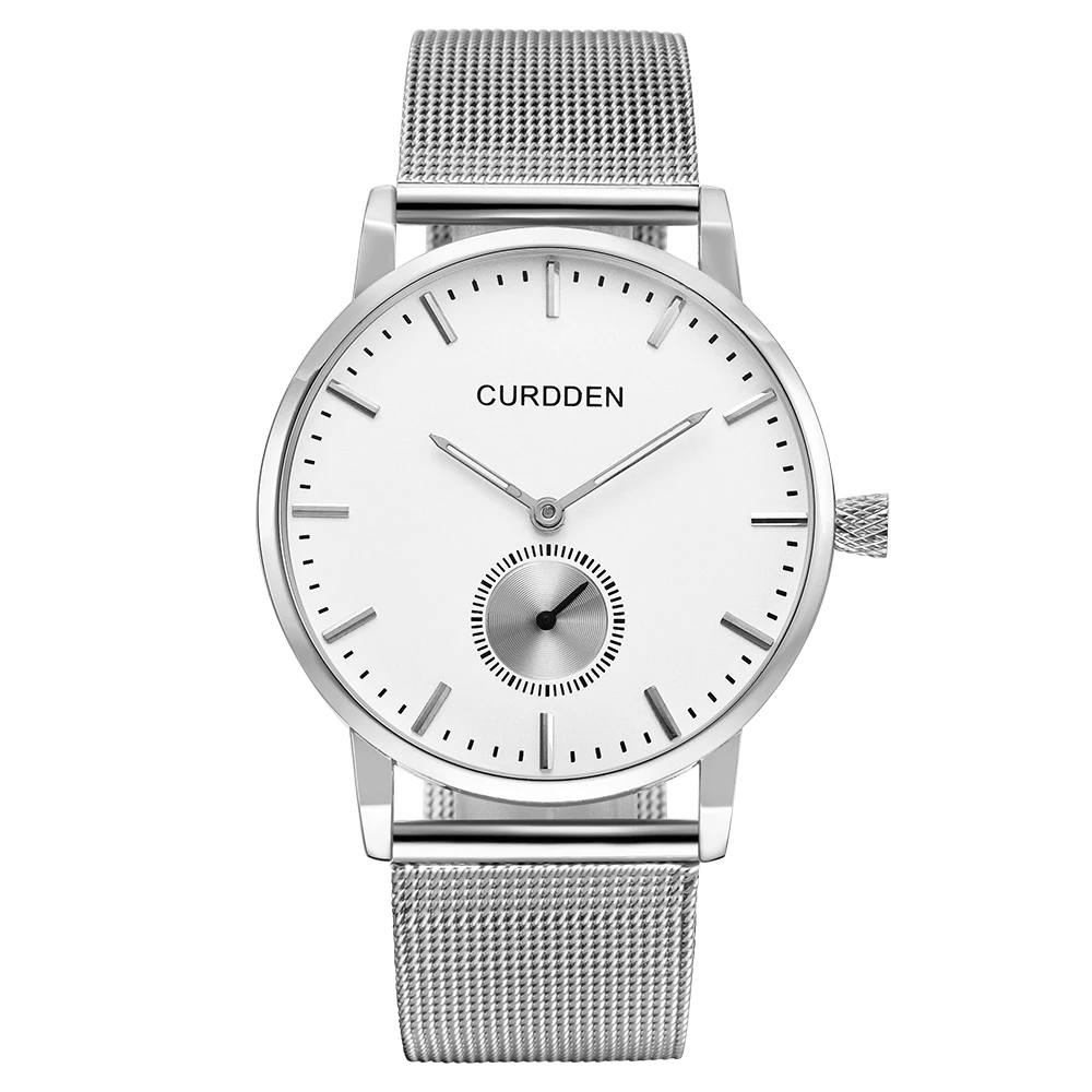 2020 New Brand CURDDEN Minimalist Watches Men Full Stainless Steel Simple Casual Quartz Watch Relogio Masculino Marca Original