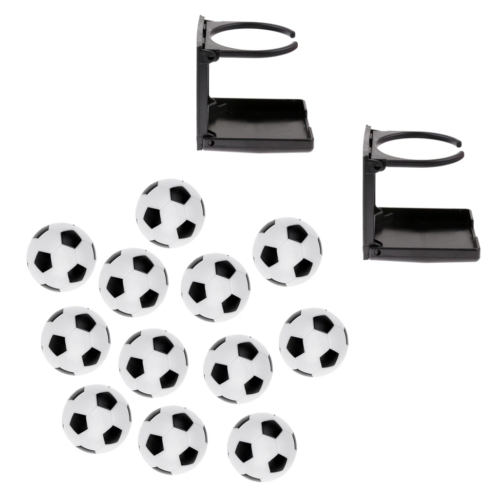 2 шт. пластиковый складной держатель для напитков с 12 настольными футбольными