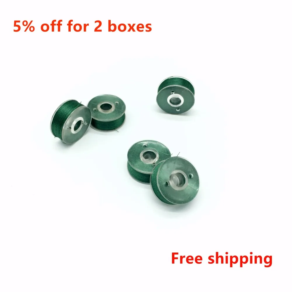 Высококачественная предварительно намотанная бобина полиэфирная зеленая