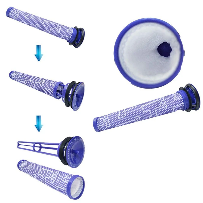 Моющийся фильтр для предварительного двигателя совместимый с Dyson Dc58 Dc59 Dc61 Dc62 V6 V7 V8