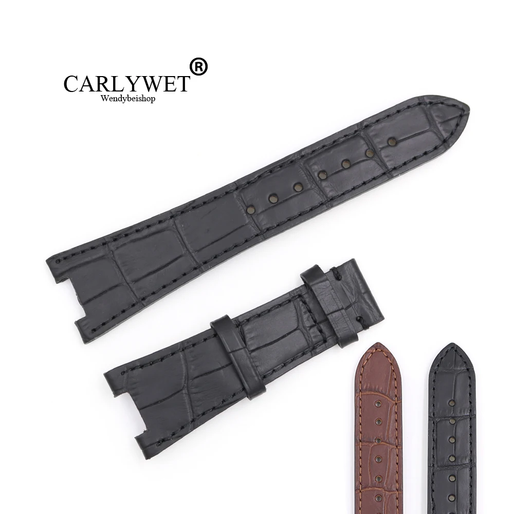CARLYWET 25 мм Оптовая Продажа чёрный коричневый из натуральной кожи Обувь ручной