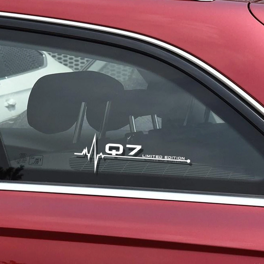 Автомобильный Стайлинг светоотражающие наклейки на окна для Audi A1 A3 A4 A5 A6 A7 A8 Q3 Q5 Q7