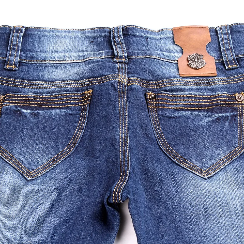 НАТЯЖНЫЕ ДЖИНСЫ 2016 Осень-Весна Топ Новый Тощий Карандаш Джинсы женщины Мода Slim