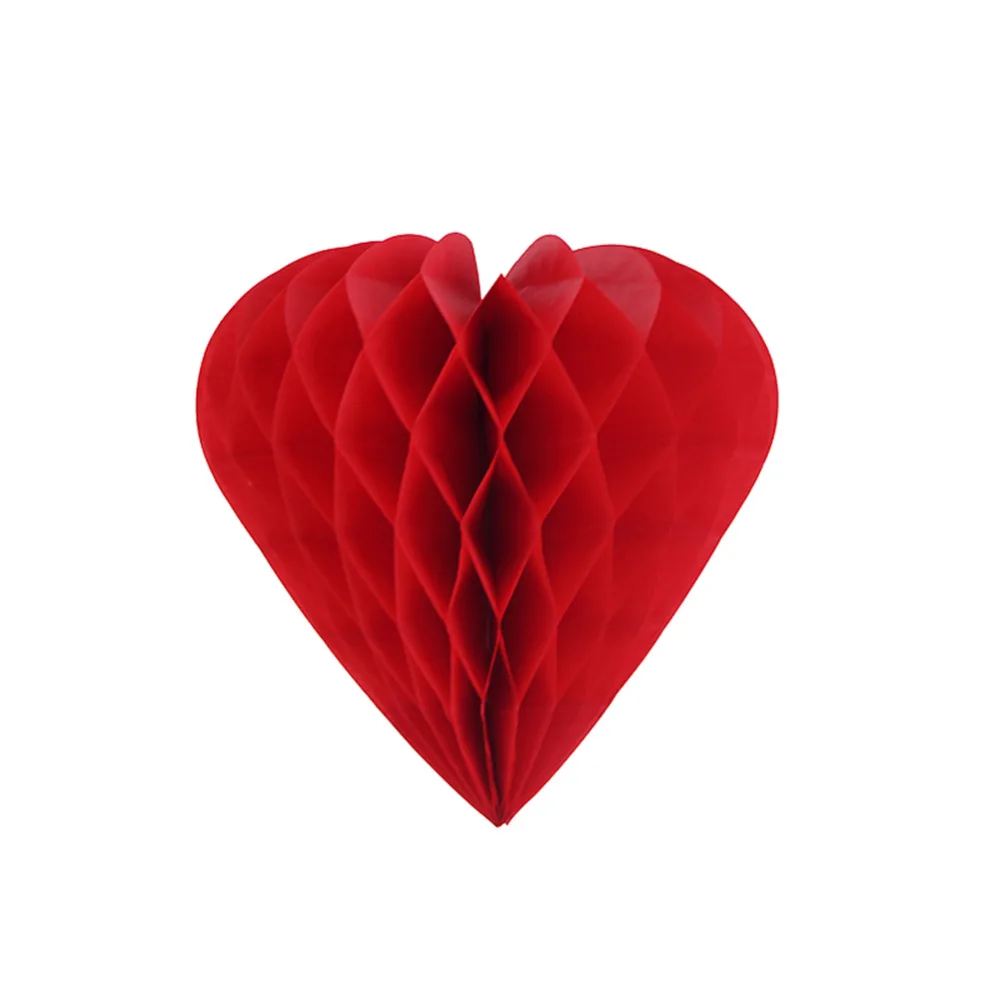 22pcs Wedding Decoration Kit Artificial Dove LOVE Foil Balloons Ruby Red Latex Balloons Honeycomb Heart Confetti Valentines Day
