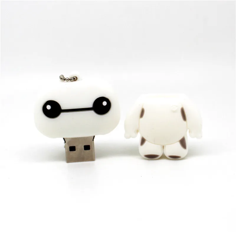 USB флеш-накопитель Cartoon Baymax 4 ГБ 8 16 32 64 карта памяти Big Hero 6 милая флешка подарок