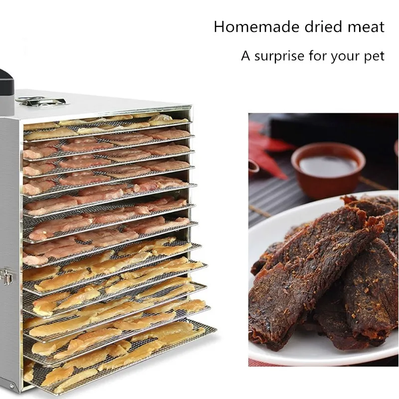 Еда обезвоживания сушилка Многофункциональный Сухофрукты машина сушеное мясо