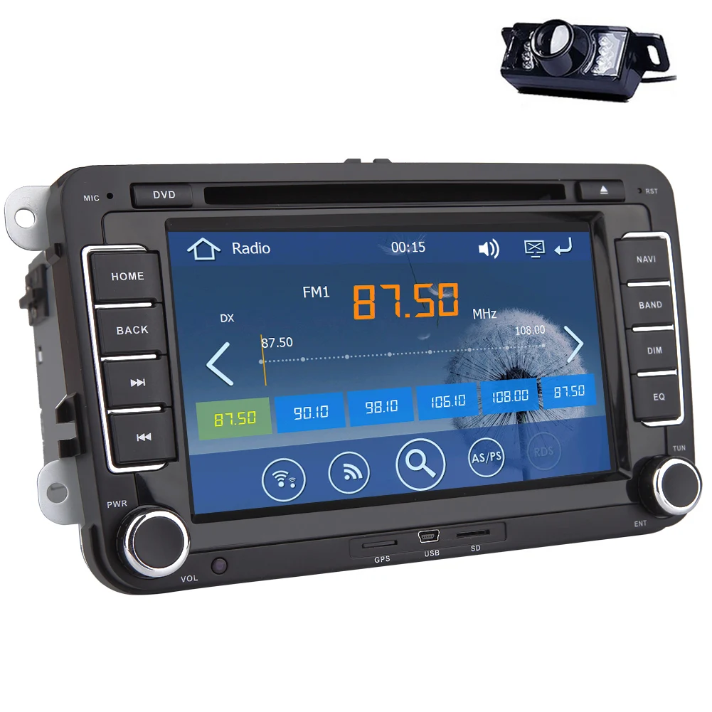 Win8 EQ для Volkswagen VW AMP логотип автомобильный gps навигатор стерео 3D система аудио