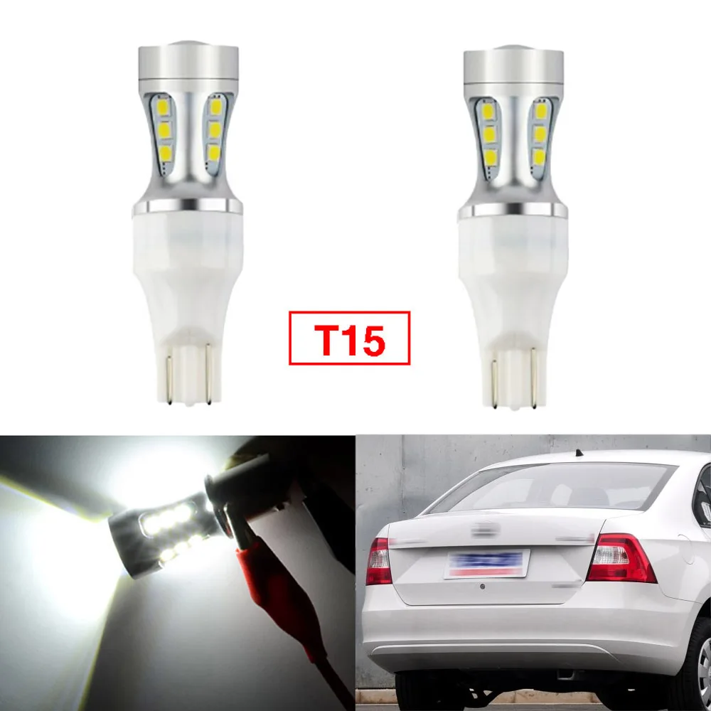 Светодиодный задний фонарь Ownsun T15 2 шт. без ошибок для Skoda Rapid 2012 15|Сигнальная лампа|