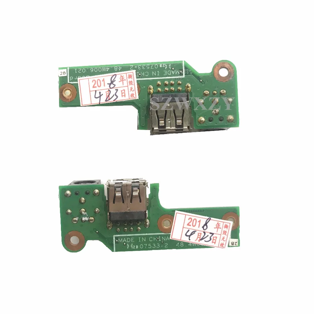 Разъем питания постоянного тока VGA USB плата для Dell Inspiron 1526 1525 488.4w006. 011 021 07533 2 488.4w032.