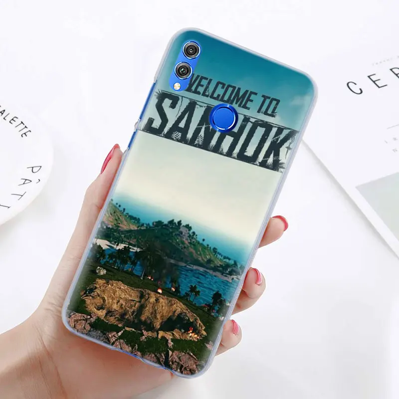 Pubg чехол для телефона для huawei Honor 8X 8A Pro 8C 8S 9 10 Lite 20i Honor Play Y7 Y9 крышка чехол Coque