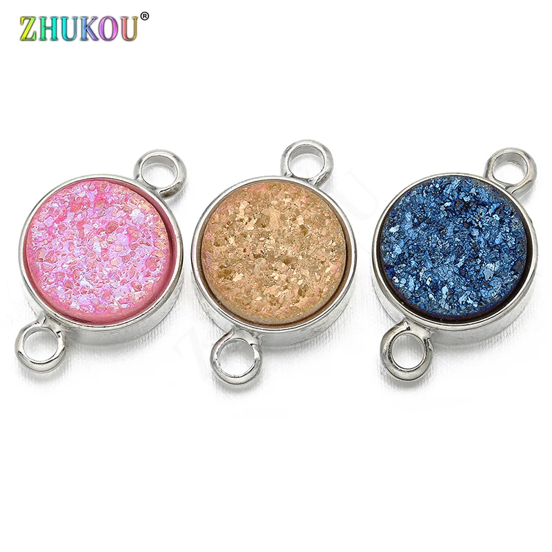 Латунный кубический цирконий 9 мм круглые аксессуары для бижутерии сделай сам