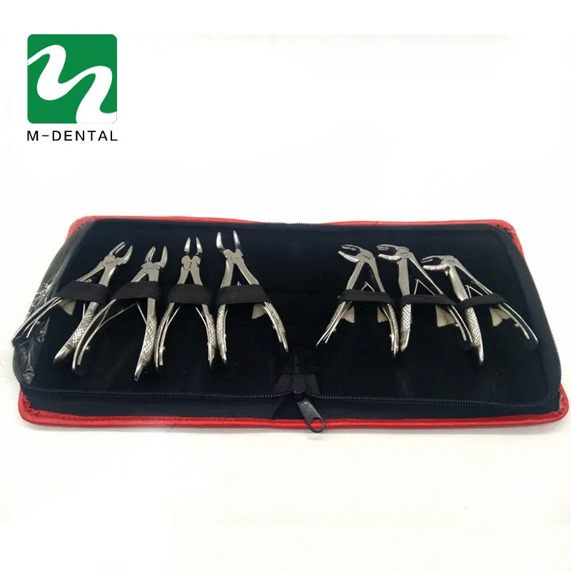 7 шт./компл. зубные щипцы из нержавеющей стали Детские для удаления зубов Набор