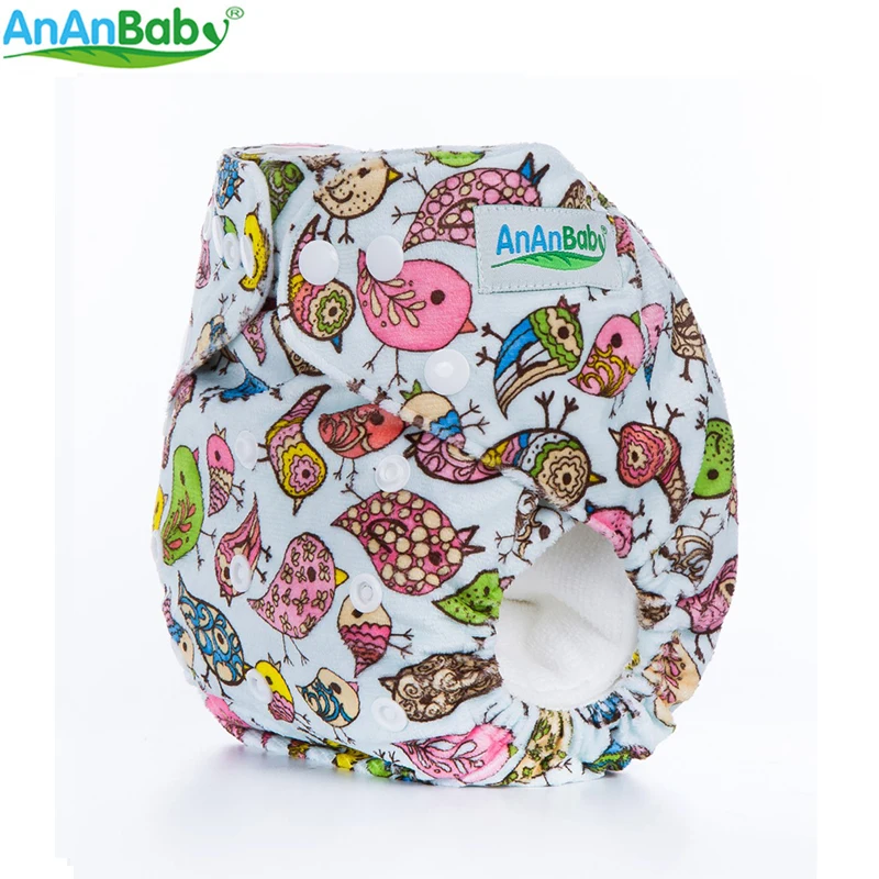 Ananbaby/ стиль, 1 шт., супер мягкие тканевые подгузники, многоразовые подгузники, детские тканевые подгузники, Подгузники серии D, уход за ребенком