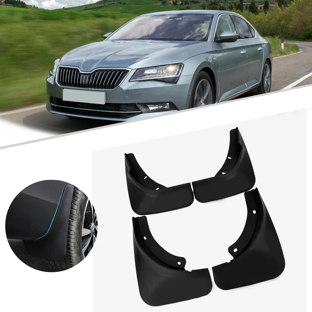 1 комплект Автомобильная Передняя тыльная Грязь Брызговики для Skoda Fabia 3 NJ NJ3 крыла Брызговики
