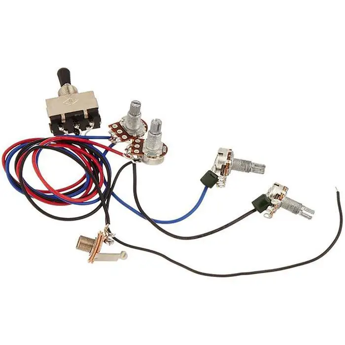 1 set of 3-speed Toggle Switch Set As pictures show LP Electric Guitars Guitar 2V2T Line Potentiometer | Спорт и развлечения