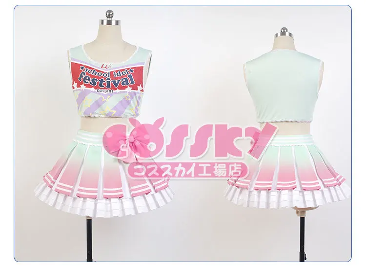 Lovelive школьный кумир проект фестиваль черлидеров минами Котори Косплей Костюм на