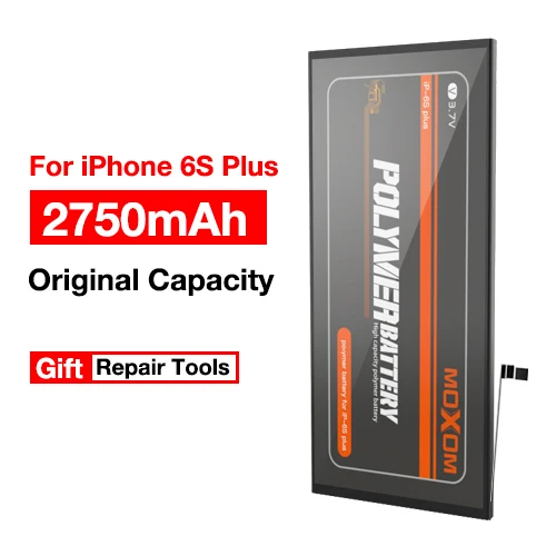 for i6S plus 2750mAh Новинка, аккумулятор MOXOM для iPhone 6, 6S Plus, 6 Plus, 6S Plus, iPhone6, высокая емкость, сменная литий-полимерная батарея+ бесплатный инструмент - Цвет: for i6S plus 2750mAh