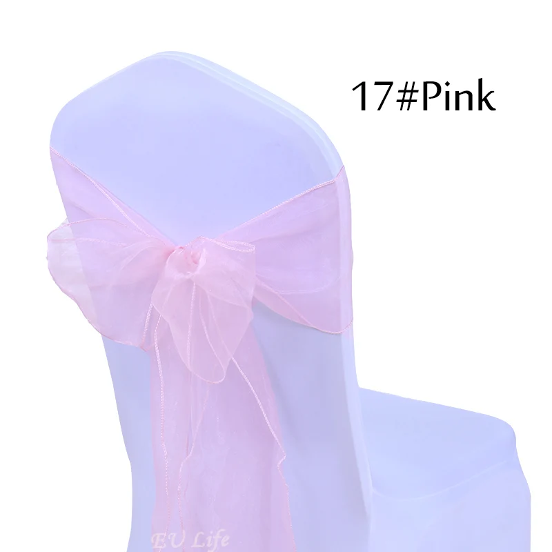 Чехол для стула из органзы 25 шт.|Перевязи| |
