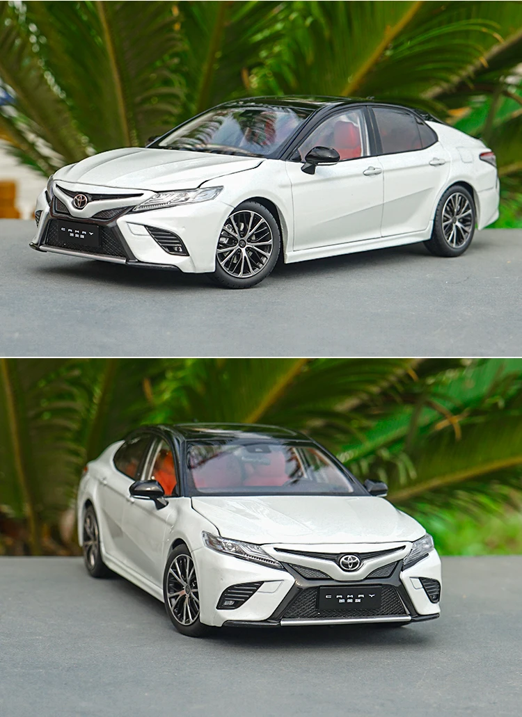 Изысканный 1:18 Toyota восьмого поколения Camry спортивная версия модели сплава автомобиля, коллекционная машинка Модель украшения