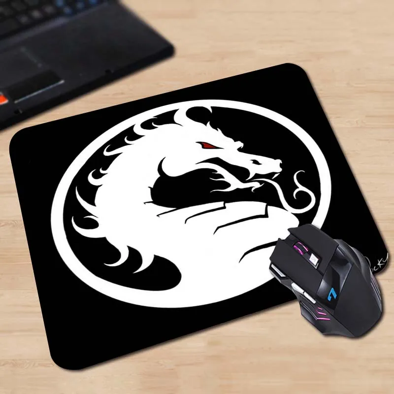 Babaite Новинка mmoral Kombat мышь с логотипом подставка для ноутбука Компьютерная игровая коврик для мыши аксессуары для геймеров - Цвет: 25x29cm