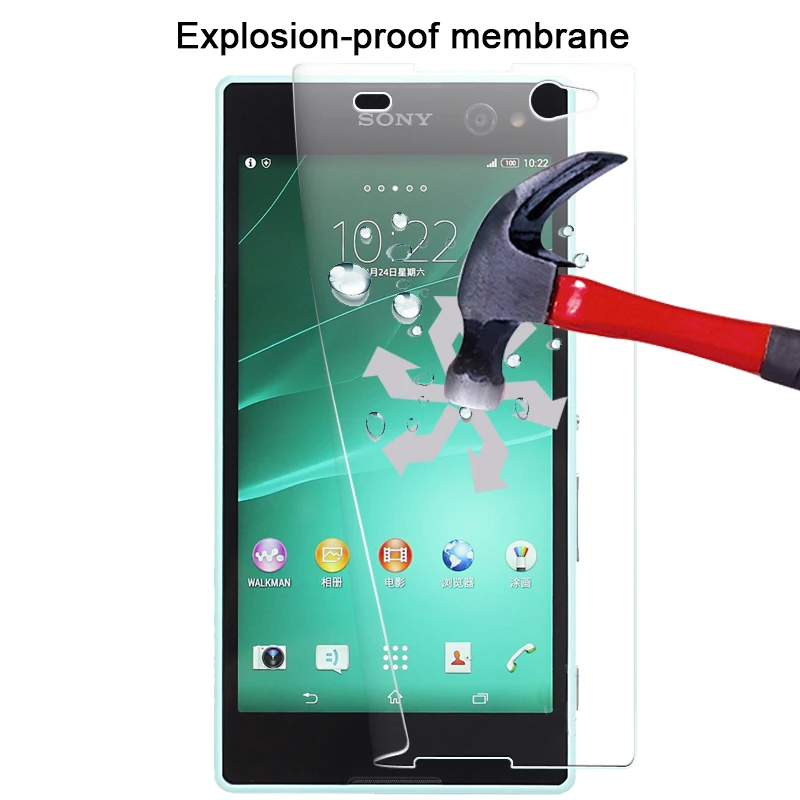 В продаже Высококачественная Взрывозащищенная нано мягкая пленка для Sony Xperia C3 S55T