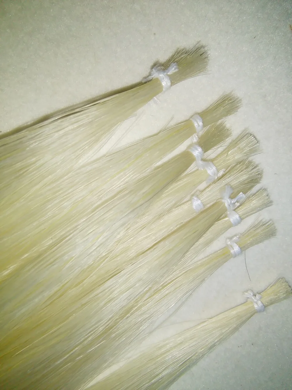 

5 Hanks Best Quality Mongolia Horse Hair 78cm free shipping