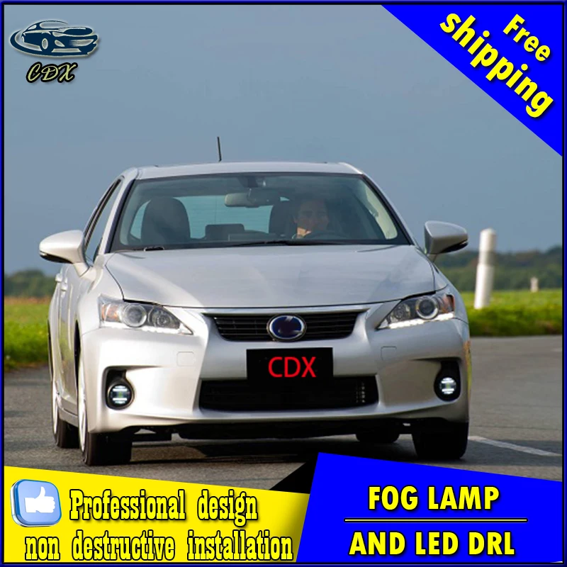 Автомобиль для укладки СВЕТОДИОДНЫЕ Противотуманные Фары Для Lexus ES300h 2012-2014 LED