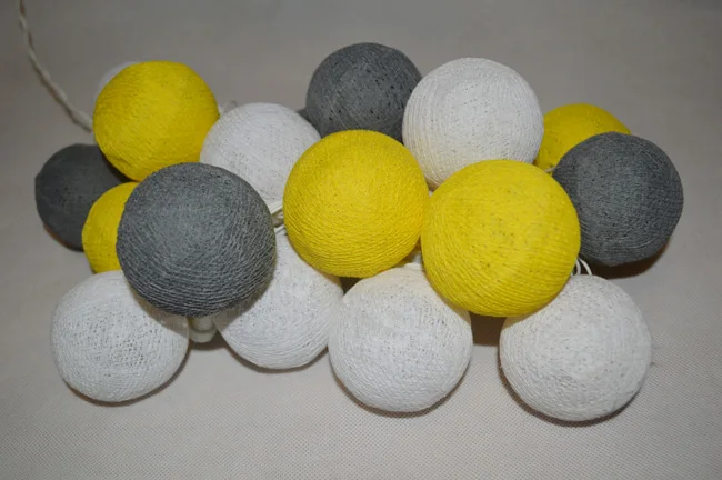 20 шт./компл. ватным тампоном гирлянды Фея вечерние свадебный Декор для дома и сада