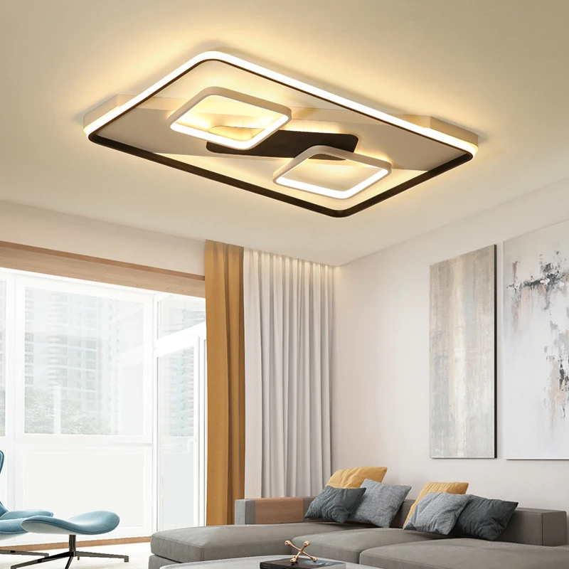 Wooights Lustre алюминиевый волновой светодиодный потолочный светильник лампа для