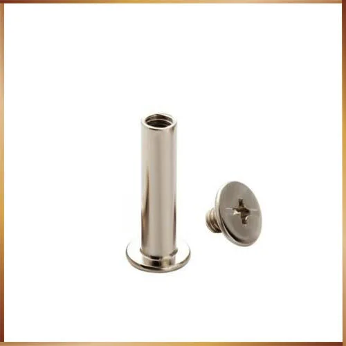 Секс-болт 100 компл./лот винтовая книжка винты с латунным покрытием 5*6/8/10/12/15/18/20/25 мм