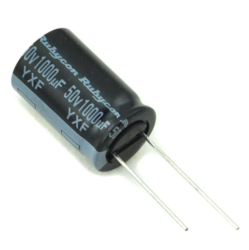 (10 шт./лот) 1000 мкФ Ф/50 в электролитический конденсатор RUBYCON YXF длительный срок