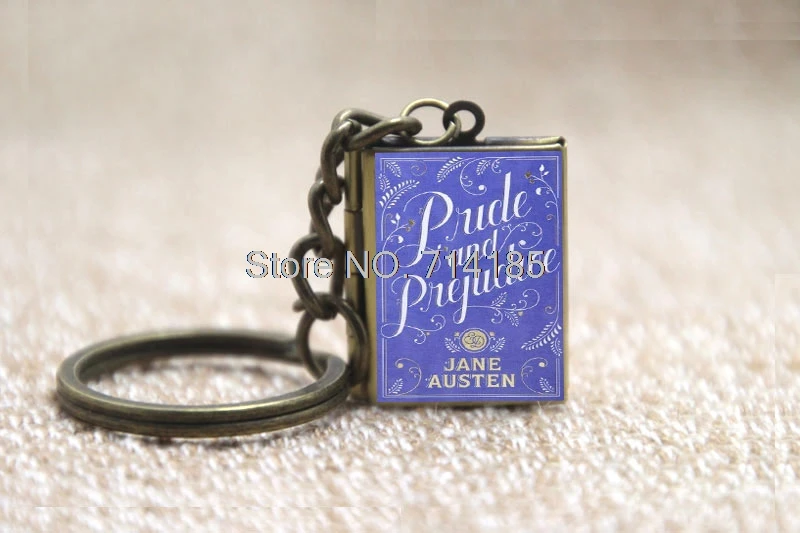 Обложка для книги Pride And prasse ожерелье с медальоном Брелок Серебряный и бронзовый тон B0964