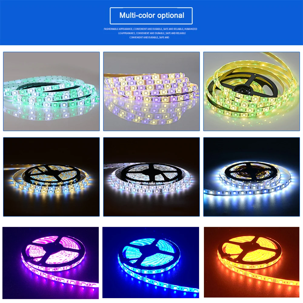 SMD 5050 RGB RGBW светодиодные полосы света водонепроницаемый 5 м 300 светодиодный DC 12 V 24 V RGBW RGBWW теплый белый светодиодный свет гибкие полосы ленты