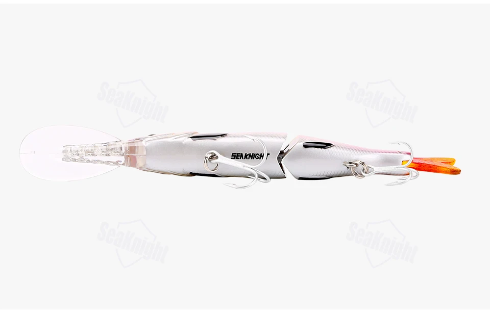 SeaKnight SK042 приманка для рыбной ловли гольян 1 шт. 13,5 г 10 см 0-1,2 м глубина плавающая Джеркбейт 2 секции длинный язык твердая приманка с VMC крючком
